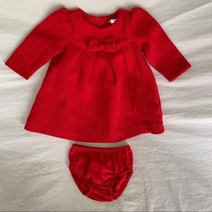 ***SOLD***Janie and Jack Red Dress 3-6m
